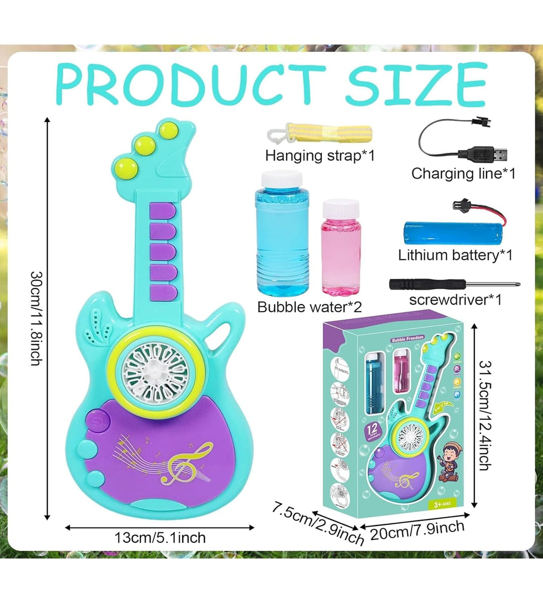 Hole Guitar Bubble Gun